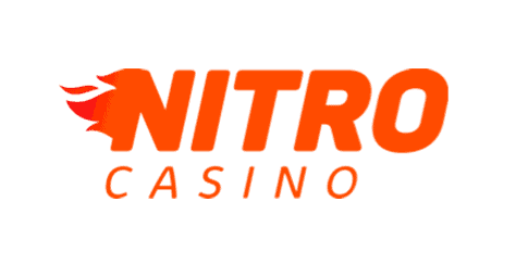 Nitro Casino logo for online gambling site.  Nitro Casino Online